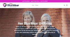 Desktop Screenshot of herbluewear.com